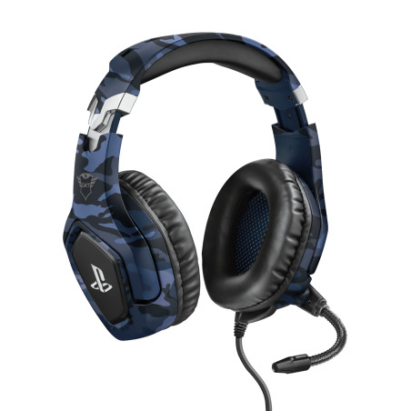 GXT 488 Forze PS4 Auriculares Alámbrico Diadema Juego Negro, Azul