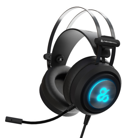 NS-HS-DRAKAINV2-B auricular y casco Auriculares Alámbrico Diadema Juego Negro