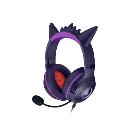 Kraken Kitty V2 - Pokemon Gengar Ed. Auriculares Alámbrico Diadema Juego USB tipo A Rosa