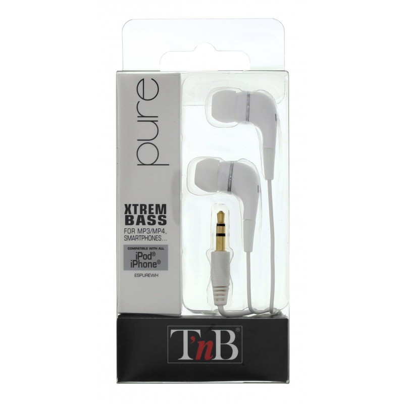 Pure Auriculares Alámbrico Dentro de oído Blanco