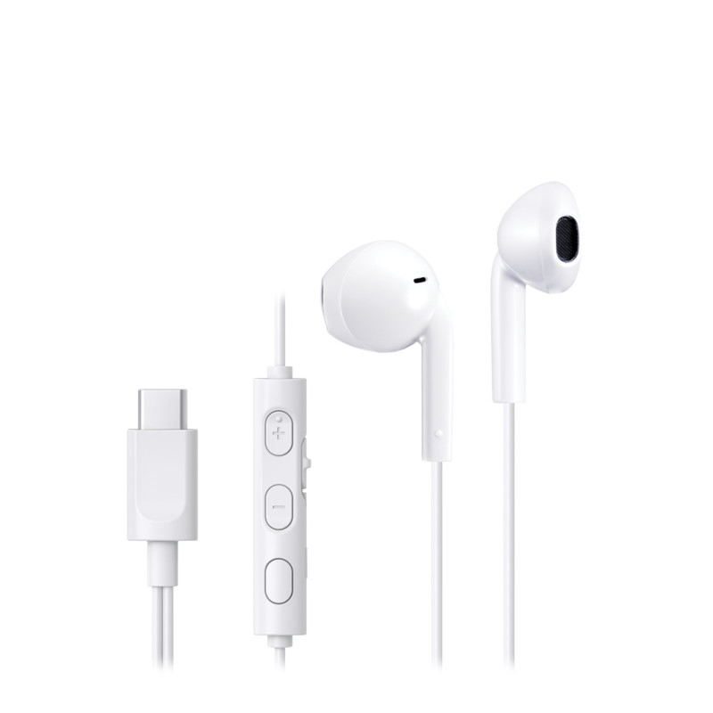 HA-FR17UC Auriculares Alámbrico Dentro de oído Llamadas/Música USB Tipo C Blanco