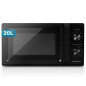 Microondas Grunkel MW20MN, 20L, 700W, Negro,