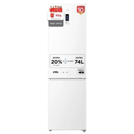 Combi TCL RP456BWE1EU, 201x60cm, E, Blanco, MultiA