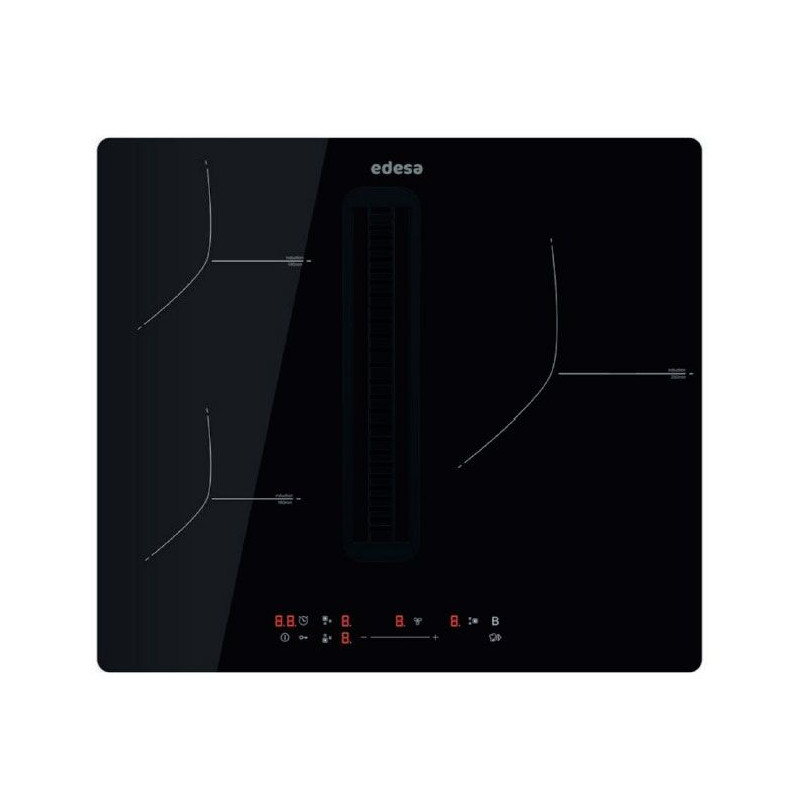 Induccion Edesa EIS6321DDR, con Extractor, 3 zonas