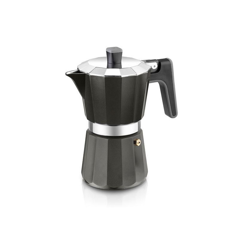Cafetera acero Bra A170482, 6 tazas perfecta