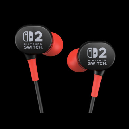 Wired Earbuds for Nintendo Switch 2 Auriculares Alámbrico Dentro de oído Juego Negro, Rojo