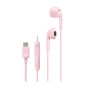 HA-FR17UC Auriculares Alámbrico Dentro de oído Llamadas/Música USB Tipo C Rosa