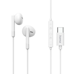 Classy Auriculares Alámbrico Dentro de oído Llamadas/Música USB Tipo C Blanco