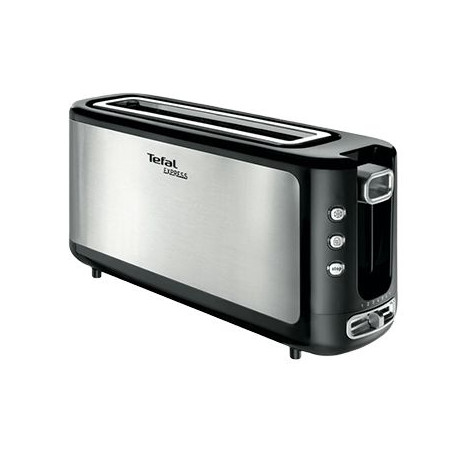 Tostador Tefal TL305E, inox, 1000w, ranura larga
