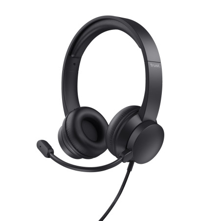 HS-200 Auriculares Alámbrico Diadema Oficina/Centro de llamadas USB tipo A Negro