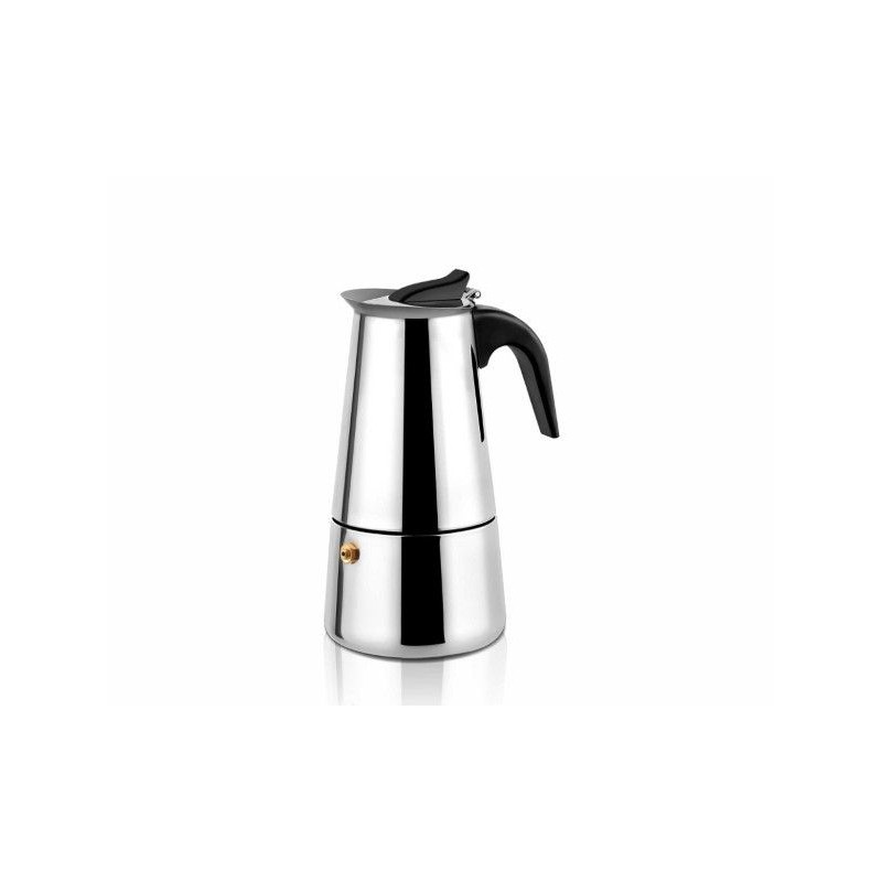 Cafetera italiana acero Haeger CP10S002A, ss moka