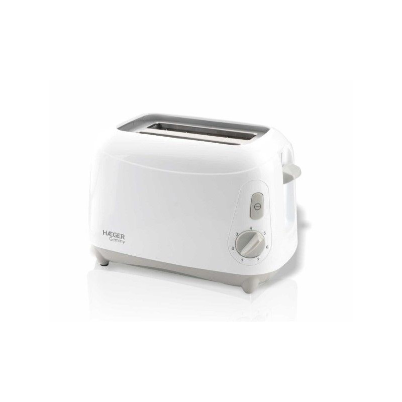 Tostador Haeger TO900005A, Geminy, 900W, 2 Bocas