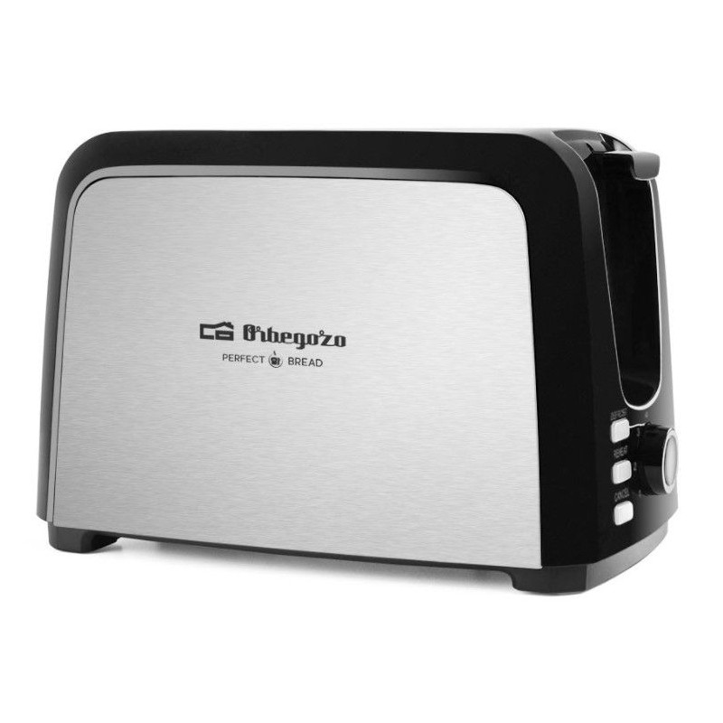 Tostador Orbegozo TO3060, 700w, 2 ranuras, inox, Tostador Orbegozo TO3060, 700w, 2 ranuras, inox,