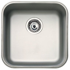 Fregadero Teka BE4040, 1C, Bajo Encimera, 50cm, Ix